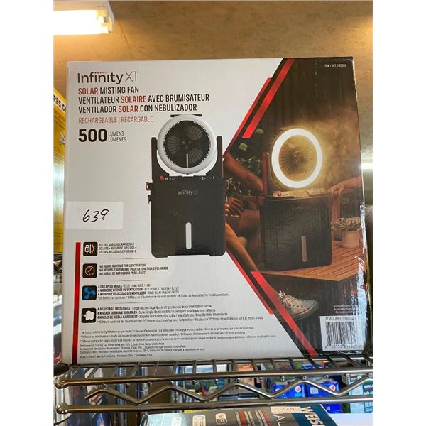 INFINITY SOLAR MISTING FAN