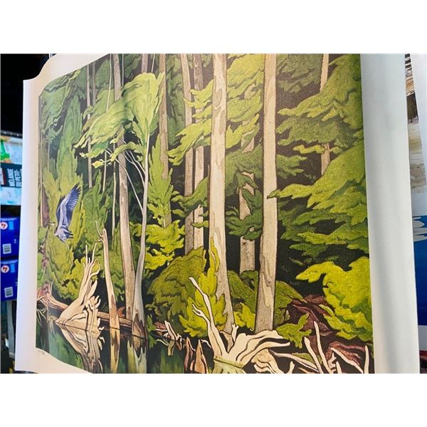CASSON BLUE HERRON REPO PRINT