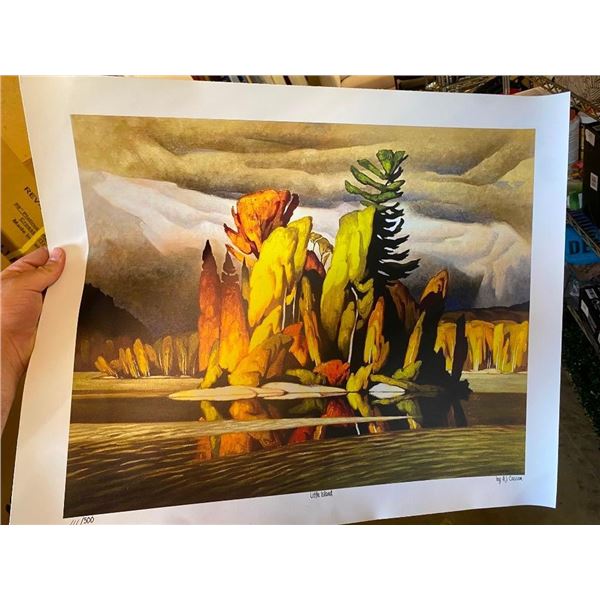 AJ CASSON LITTLE ISLAND REPO PRINT