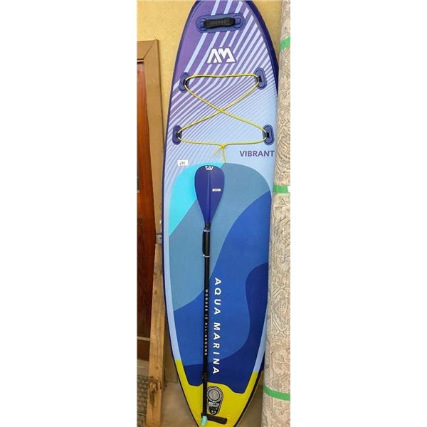 8FT INFLATABLE PADDLE BOARD WITH PADDLE