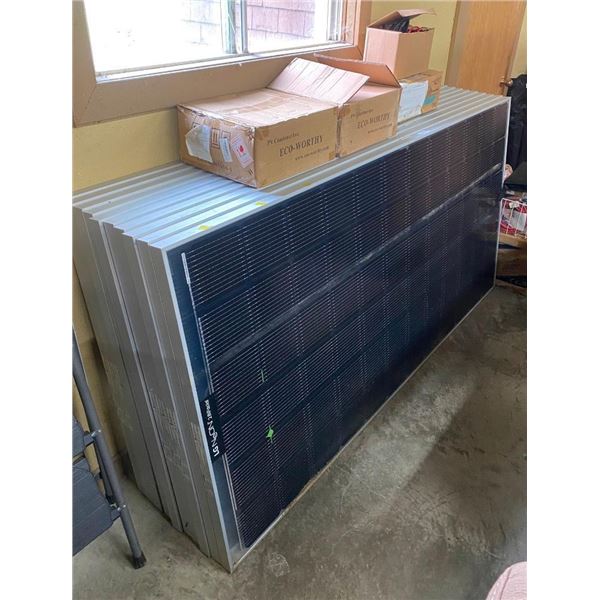 SOLAR PANEL COMPLETE KIT - 10 PANELS - BATTERIES NOT INCLUDED - SEE DESCRIPTION