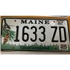 Image 1 : MAINE LICENSE PLATE