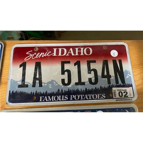 IDAHO LICENSE PLATE