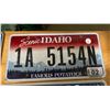 Image 1 : IDAHO LICENSE PLATE