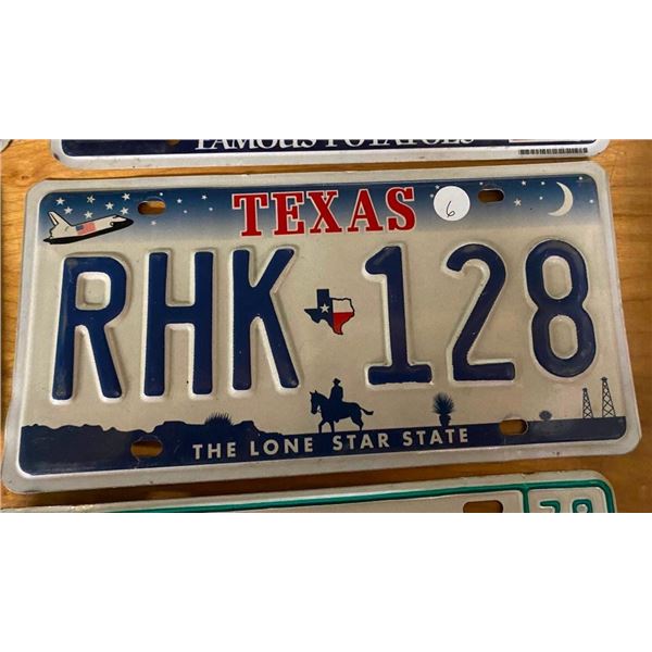 TEXAS LICENSE PLATE