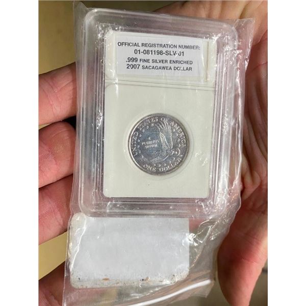 2007 SACAGAWEA US DOLLAR - SILVER ENRICHED ONLY