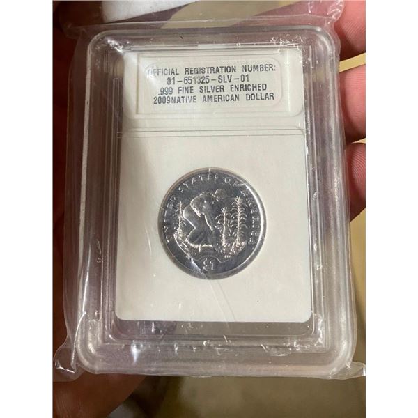 2009 SACAGAWEA US DOLLAR - SILVER ENRICHED ONLY
