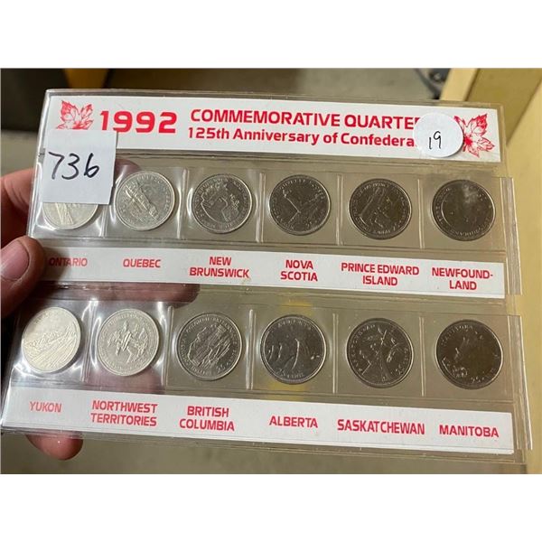 1992 125TH ANNIVERSARY OF CONFEDERATION COIN SET