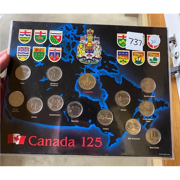CANADIAN 125TH ANNIVERSARY COIN SET