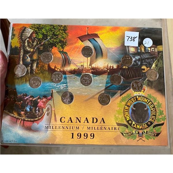 1999 MILLENNIUM CANADIAN QUARTER SET