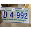 Image 1 : 1987 NB DEALER PLATE