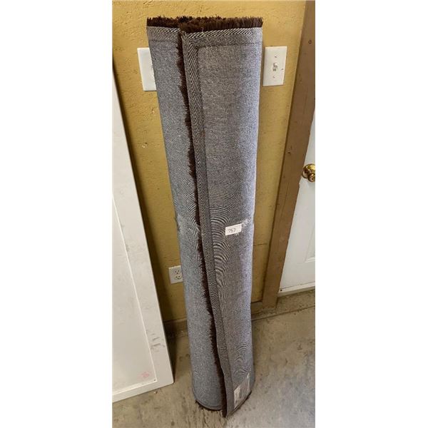 5X7FT BROWN SHAG AREA RUG