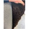 Image 2 : 5X7FT BROWN SHAG AREA RUG