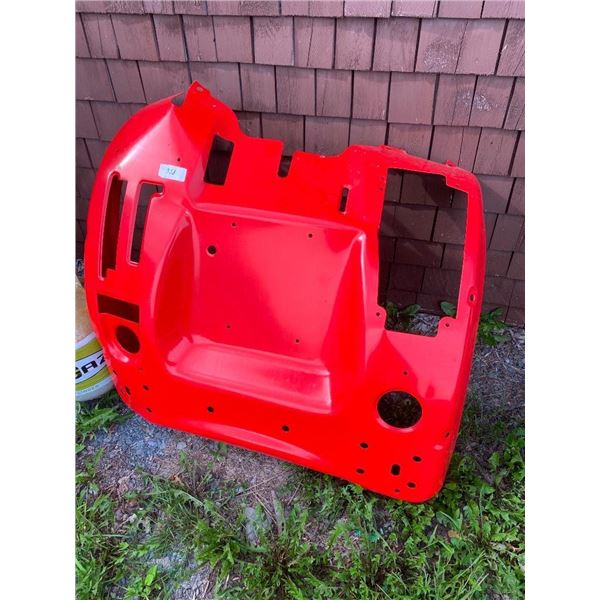 REAR FENDER FOR A LAWNMOWER - BENT