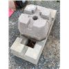 Image 1 : 3 CEMENT POST BLOCKS