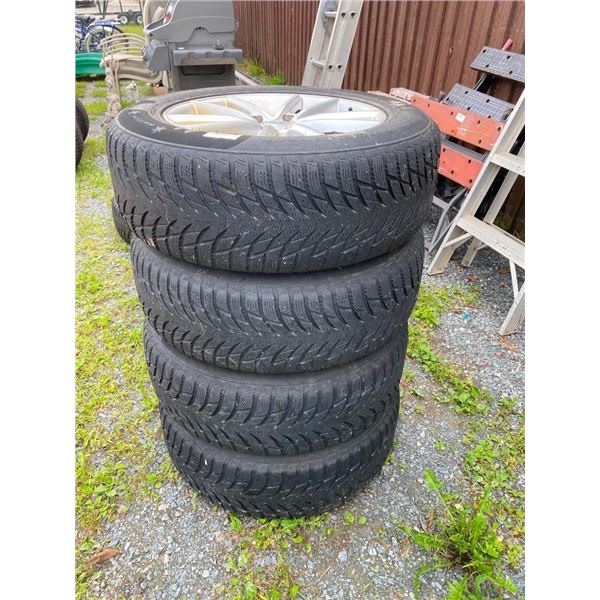 SET OF 4 OF 225/65R17 TIRES ON RIMS