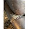 Image 4 : 7FT LEATHER SOFA - USED - HAS SOME LEATHER GONE