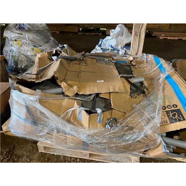 USED POOL - MISSING PUMP - MOST LEGS AND TARP IS THERE