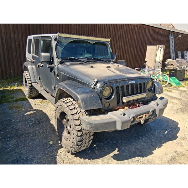2008 JEEP WRANGLER, STANDARD 6-SPEED, 4X4 - VIN# 1J4GA59158L504486