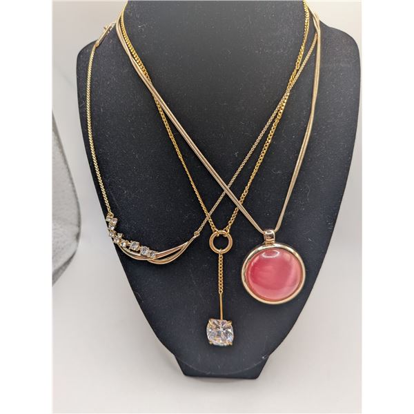 Three Necklaces Anne Klein and Serefina