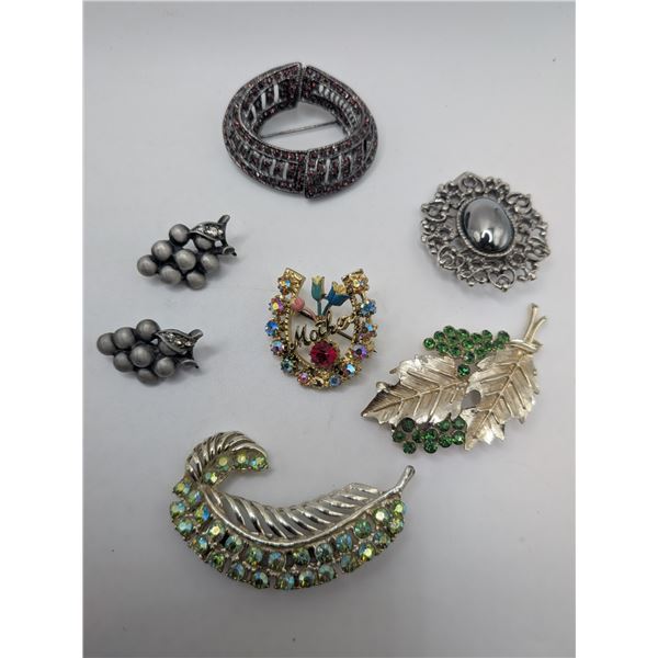 Collection of Brooches