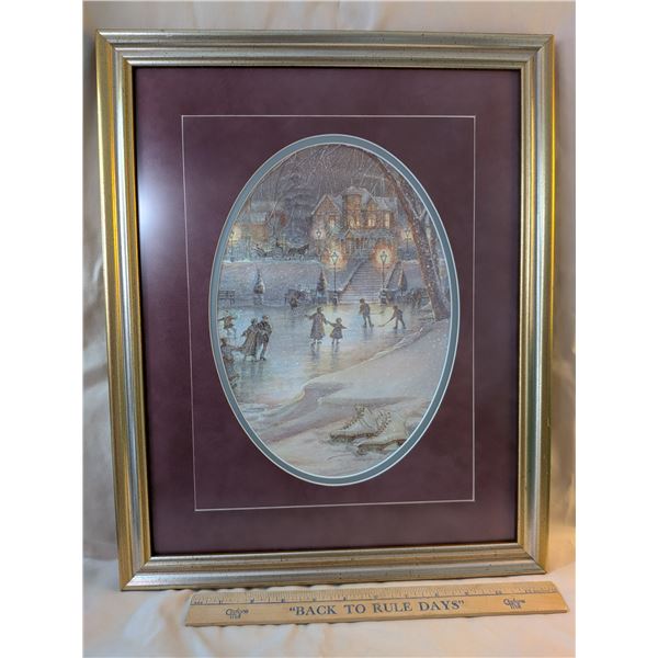 Print - "Evening Skaters" by Trisha Romance