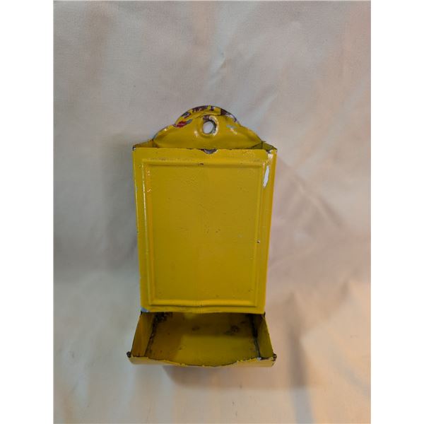 Antique Wall Mounted Match Box Holder