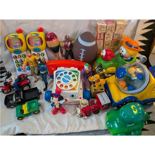 Fisher Price Telephone and Toys (Batman / Joker)