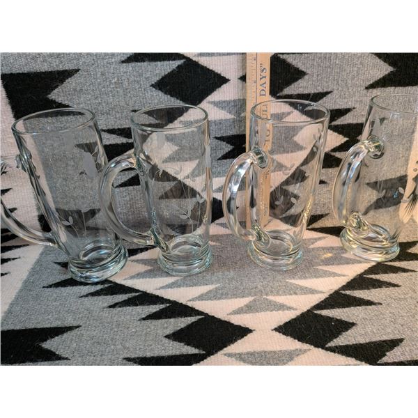 Heavy Princess House Beer Mugs