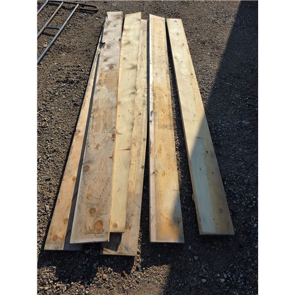 (6) 1 ½” Thick Loft Boards 9” wide