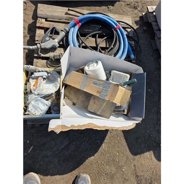 Gasoline Hose & Nozzle and misc items/hardware