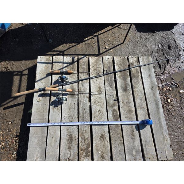 (2) Small Fishing Rods & (1) 4’ Light Rod