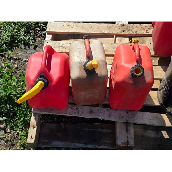(3) Gas Cans