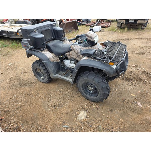 2008 Honda TRX 500 4x4 quad- VIN: 1HFTE269884700326