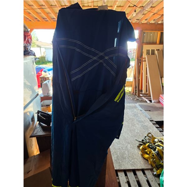 Flame resistant coveralls with reflection strips- size 54R