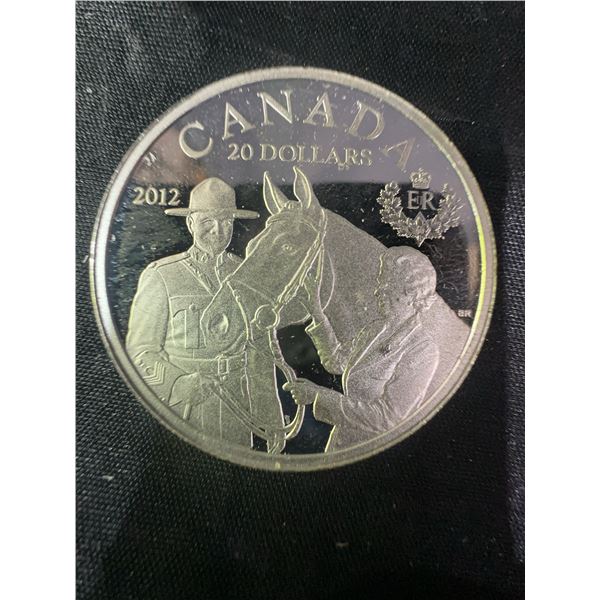 2012 Canada $20 Silver Coin, 99.99% Fine, 32g