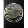 Image 1 : 2013 Canadian $20 .9999 Fine Silver Coin, 32g, Beaver Design