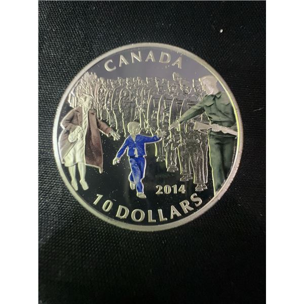 2014 Canada $10 Fine Silver Coin, 16g, .9999 Purity
