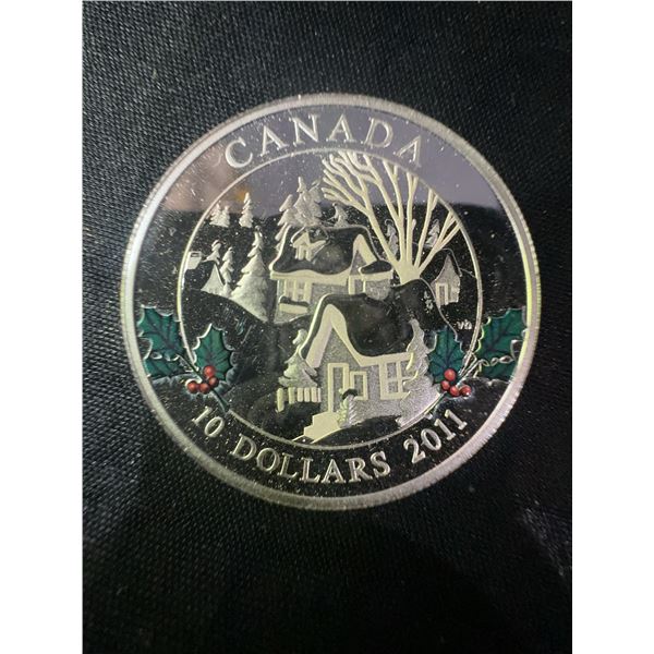 2011 Canada $10 Fine Silver Coin, .9999 Silver, 16g