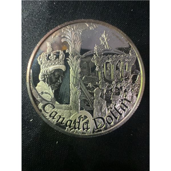 2002 Canada Dollar Commemorative Coin .9999 Fine Silver 25g