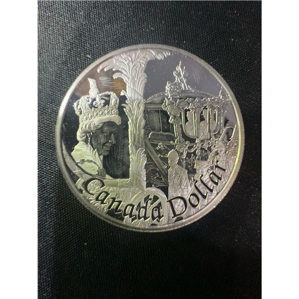2002 Canada $1 Silver Jubilee 25g .9999 Coin Elizabeth II