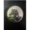 Image 1 : 2014 Canada $20 Fine Silver Coin .9999 Bobcat 9g