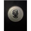 Image 2 : 2015 Canada $5 Fine Silver Coin with Coloured Flag, 9g .9999 Purity