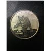 Image 1 : 2014 Canada $20 Fine Silver Coin, Lynx Design, 9g 0.9999 Silver