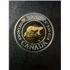 Image 1 : 2000 Canada Silver $2 Coin .9999 Fine Silver 24k Gold Plated Core 9g
