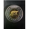 Image 1 : 2000 Canada $2 Knowledge Coin, .9999 Fine Silver, 24k Gold Plated, 9g