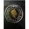 Image 2 : 2000 Canada $2 Knowledge Coin, .9999 Fine Silver, 24k Gold Plated, 9g