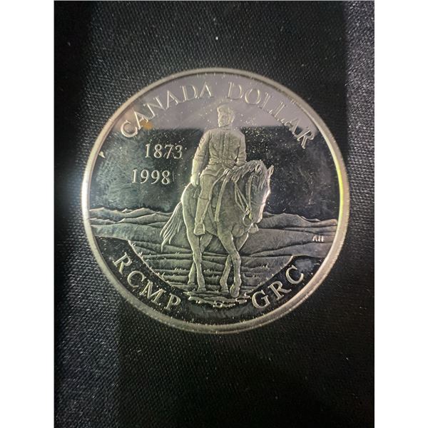 1998 Canada RCMP Commemorative Dollar .925 Sterling Silver 25.2g