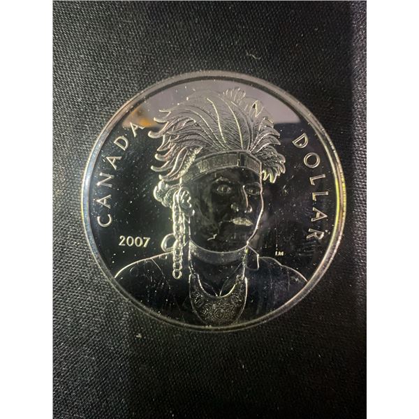 2007 Canada One Dollar .925 Sterling Silver Coin, 25.2g