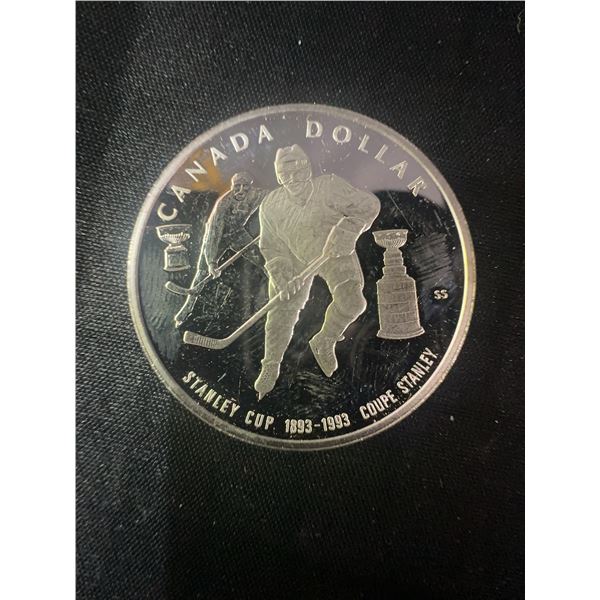 1993 .925 Sterling Silver Canada Dollar Stanley Cup Coin 25.2g
